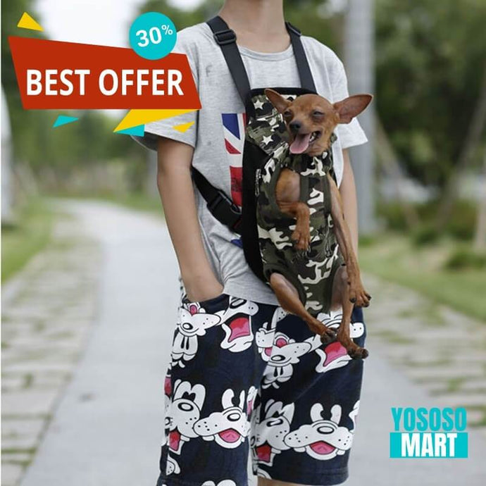 Pet Backpack Carrier Dog/Cat Front Chest For Outdoors Yososo Mart