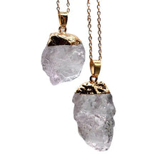 Load image into Gallery viewer, CrystalGlow™ - Natural Quartz Birthstone Necklace - Quartz Crystal Shop- Yososo Mart
