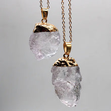 Load image into Gallery viewer, CrystalGlow™ - Natural Quartz Birthstone Necklace - Quartz Crystal Shop- Yososo Mart
