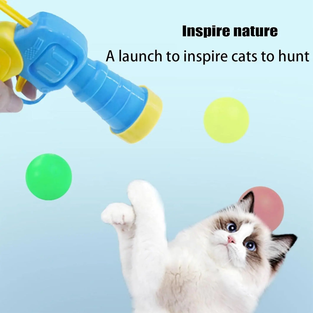 PlayPurr™ - Interactive Cat Ball Launcher Yososo Mart