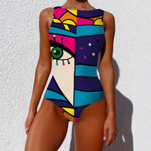 Lade das Bild in den Galerie-Viewer, Retro Pop Art Swimwear One Piece Swimsuit Yososo Mart
