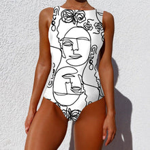 Cargar imagen en el visor de la galería, Retro Pop Art Swimwear One Piece Swimsuit Yososo Mart
