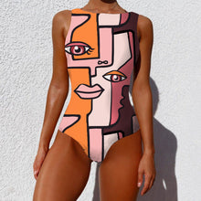 Lade das Bild in den Galerie-Viewer, Retro Pop Art Swimwear One Piece Swimsuit Yososo Mart
