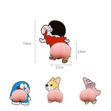 Load image into Gallery viewer, Universal 3D Cute Cartoon Butt Anti-Collision Car Stickers Phone Stickers - Yososo Mart
