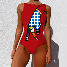 Cargar imagen en el visor de la galería, Retro Pop Art Swimwear One Piece Swimsuit Yososo Mart

