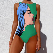 Load image into Gallery viewer, Retro Pop Art Swimwear One Piece Swimsuit Yososo Mart
