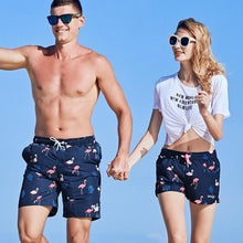Carregar imagem no visualizador da galeria, His And Her Matching Shorts For Quick Dry Matching Couple Swimsuits - Yososo Mart

