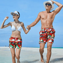 Charger l&#39;image dans la galerie, His And Her Matching Shorts For Quick Dry Matching Couple Swimsuits - Yososo Mart
