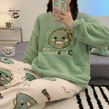 Load image into Gallery viewer, Polar Breeslie™  Winter Warm Flannel Wome Pajamas--Two-piece Set  🎁Best Xmas Gift Idea🎁 Yososo Mart
