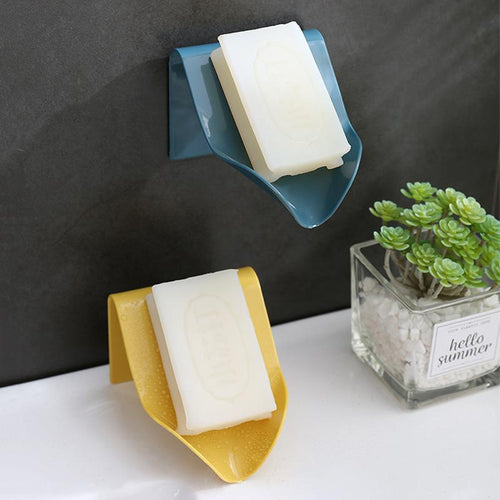 Creative Seamless Wall-Mounted Draining Soap Holder Dish - Yososo Mart