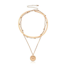 Load image into Gallery viewer, Vintage Bohemia Gold Coin Layering Necklace Yososo Mart
