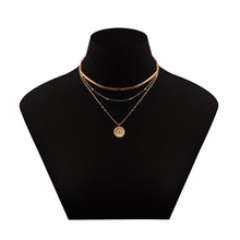 Load image into Gallery viewer, Vintage Bohemia Gold Coin Layering Necklace Yososo Mart
