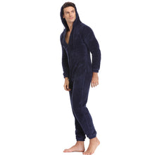 Lade das Bild in den Galerie-Viewer, Men Plush Pajama Onesies For Trendy Hooded Adult Yososo Mart
